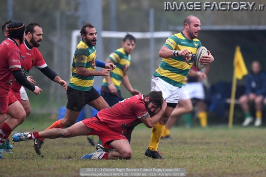 2018-11-11 Chicken Rugby Rozzano-Caimani Rugby Lainate 092